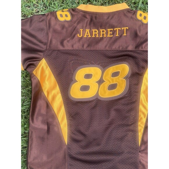 Chase Authentics UPS #88 Jarrett NASCAR Jersey Women’s‎ M Brown Yellow - Picture 5 of 11